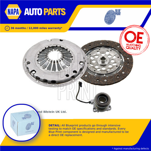 Clutch kit 3pc - clutch,