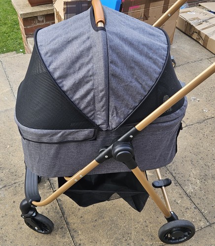 Pet pram stroller foldable - pet,