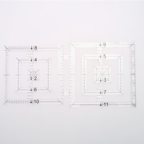 Sewing square template for - sewing,