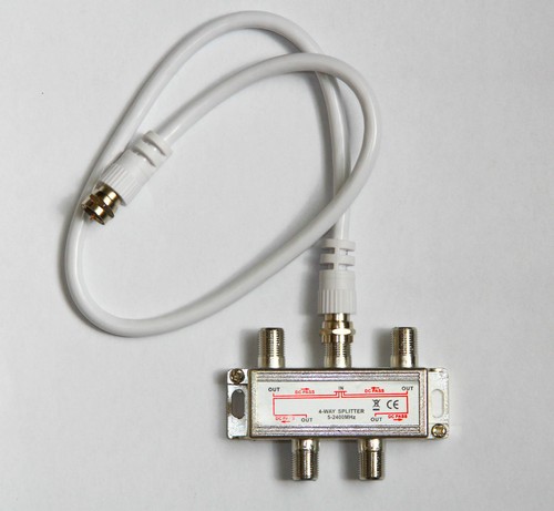Way splitter and connector - and,