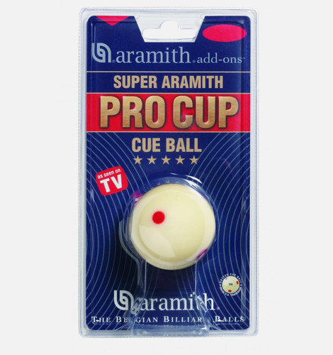 Aramith pro cup white cue - pro,