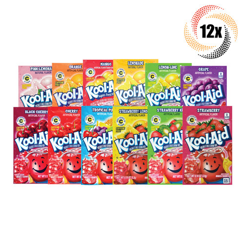 12x packets kool - 12x, kool-aid