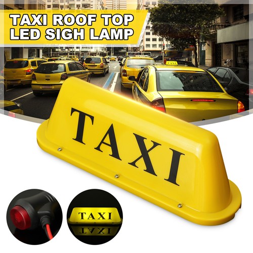 12v taxi cab - cab, sign