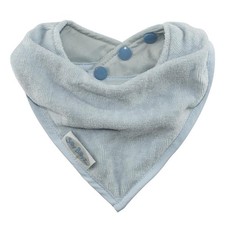Silly Billyz Towel Bandana Bib (Dusty Blue)