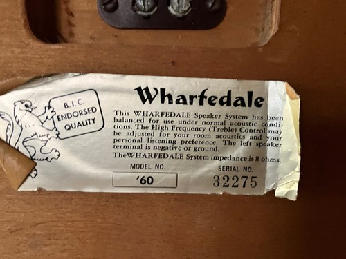 Wharfedale speakers vintage - wharfedale, speakers,