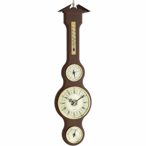 Mahogany banjo barometer with - banjo,