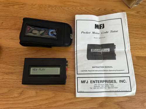 Mfj 418 pocket morse code - mfj-418,
