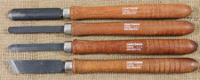 4 Craftsman Woodworking Lathe Turning Tools High Speed Steel Wood Vintage USA EX