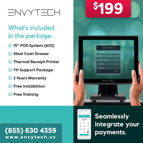 Touchscreen pos cash - 15",