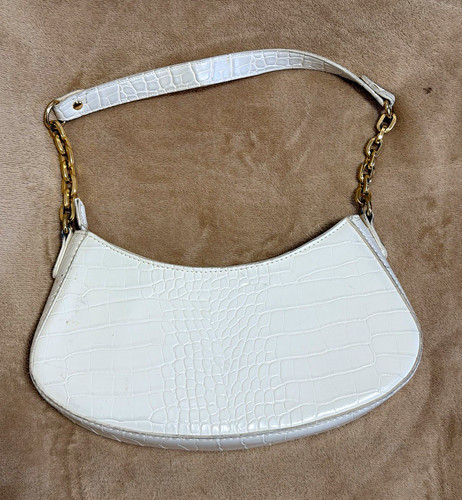 Primark white croc crescent - primark,