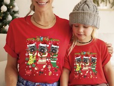 Xmas TShirt Cairn Terrier Dog