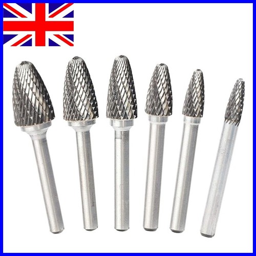 6mm shank carbide rotary file - shank,