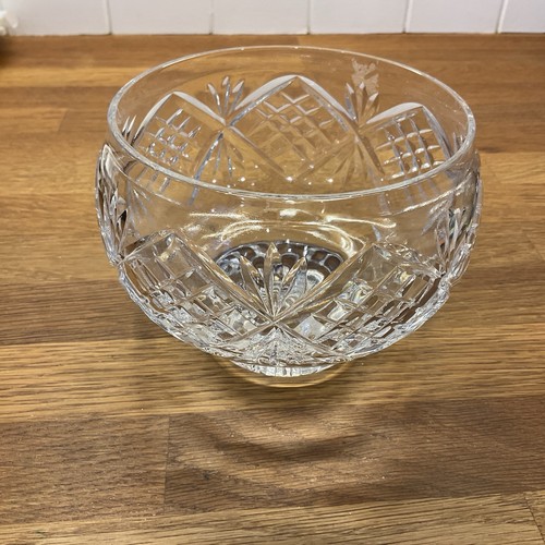 Vintage clear cut glass - vintage, rose