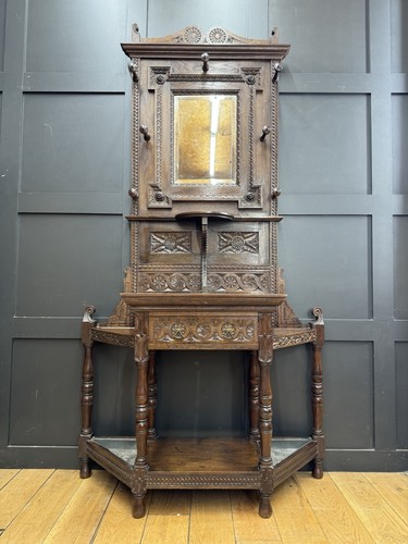 Antique oak hallway - antique,