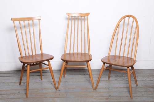 Vintage ercol dining chairs - vintage,