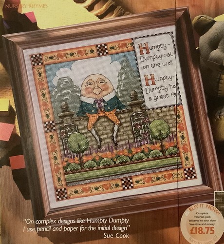 Cross stitch chart humpty - stitch,