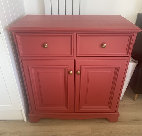 Pine vintage cupboard - pine,