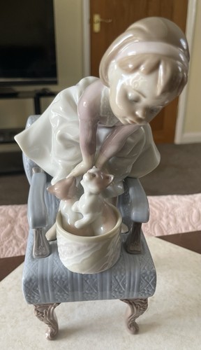 Rare lladro purr fect friends - lladro, purr-fect