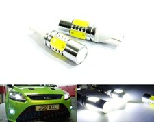 2 White 501 T10 194 W5W SMD LED Bulb Side Indicator Light 15W Sidelight No Error