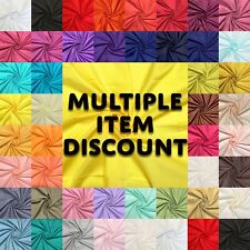 Plain Polycotton Fabric 69+