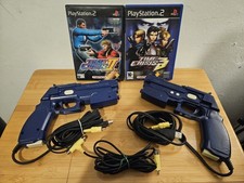 Time Crisis 2 + 3 Bundle Namco G-Con2 Gun Ps2 Light gun Guncon 2 Playstation 2
