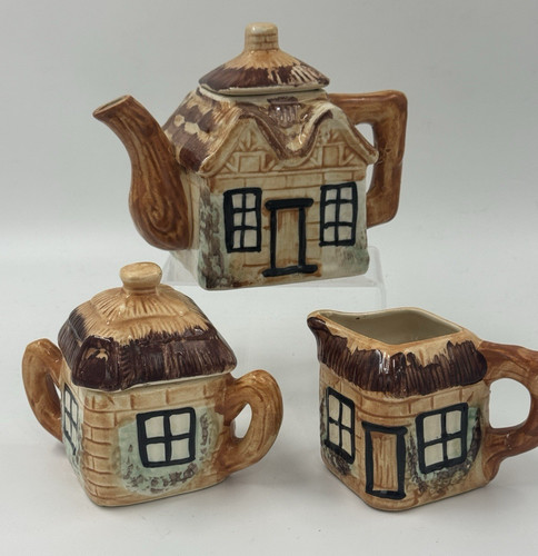 Vintage cottage ware tea - ware, pot