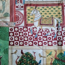 3 Long Valences Jane Churchill Vintage "Indian Summer" Fabric England 1993 