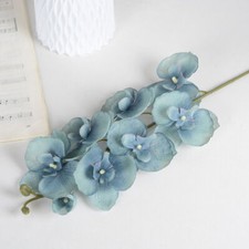 Wedding Party Home Garden Decor Artificial Butterfly Orchid Stem Plant Flower