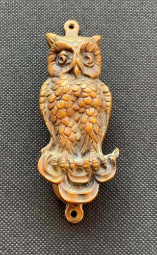Lovely vintage brass owl - lovely,