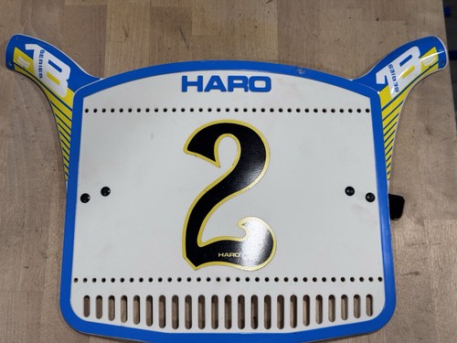 Newschool haro number plate - haro, 1b