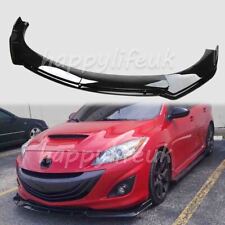 For Mazda 2 3 5 6 CX-3 CX-4 CX5 Gloss Front Bumper Lip Splitter Spoiler Body Kit