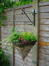 Postfix® PF10 Fix your OWN Hanging Basket brackets to 4" x 5" Concrete posts !