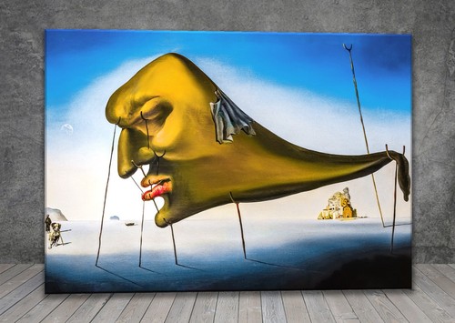 Salvador dali sleep - sleep, canvas