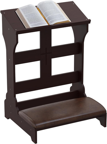 Wooden prayer bench for - prayer,