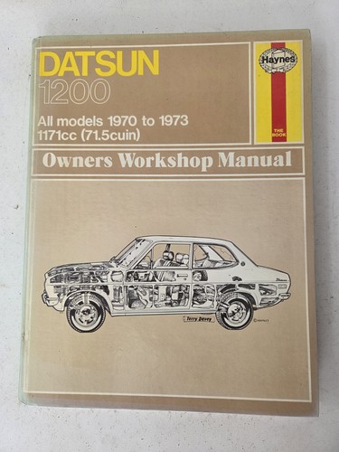 Datsun 1200 haynes manual - 1200, 1970