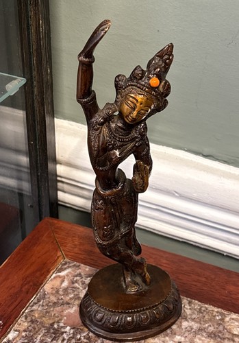 Antique tibetan bronze green - tibetan,