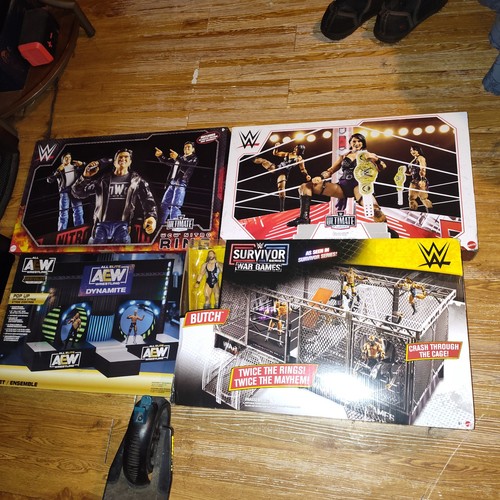 Wwe aew wcw wrestling ring - wwe,