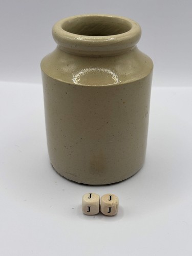Old stoneware jar - , (jj)