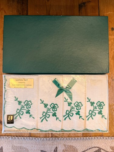 Vintage irish pure - linen, cream