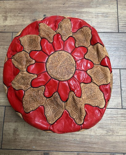 Genuine leather moroccan - genuine,