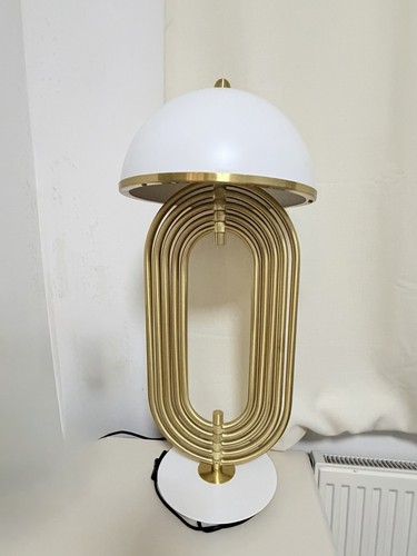 Art deco white and gold - white,