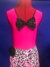 COMPETITION DANCEWEAR SIZE 2 8-10 YRS COSTUME FREESTYLE DANCE SHOW FESTIVAL B25
