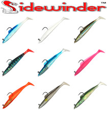 Sidewinder Super Solid Holo Sandeels Cod Bass Wrasse Pollock Sea Fishing Lures