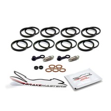 Kawasaki Z1000 A3H 2005 front brake caliper overhaul fittings ZR1000