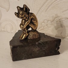 Vintage Lands End Brass Pixie
