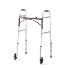 Open box - Folding Walking Frame with Wheels - Lightweight Aluminium