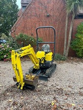YANMAR SV10 MICRO  EXCAVATOR DIGGER FULL SET BUCKETS KUBOTA JCB BOBCAT EXP TRACK