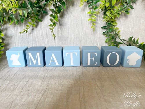 Personalised wooden baby name - wooden,