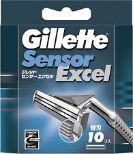 Gillette Sensor Excel 10 replacement blades Shaving Razor 