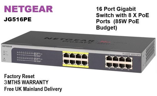 Netgear jgs516pe port - netgear,